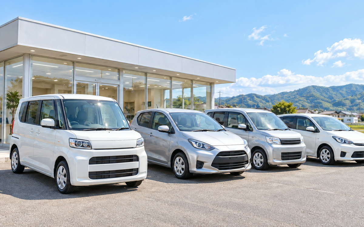 自動車販売店の外観（イメージ）