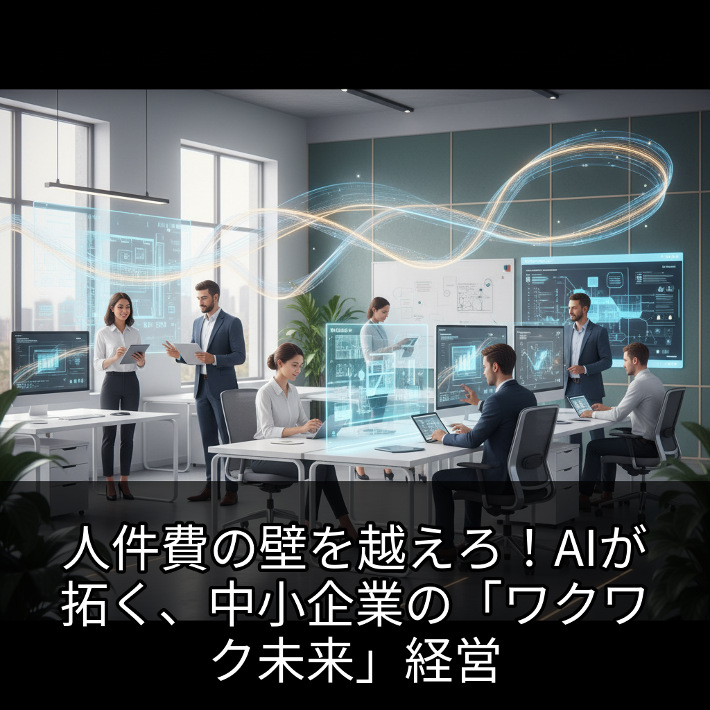 人件費の壁を越えろ！AIが拓く、中小企業の「ワクワク未来」経営