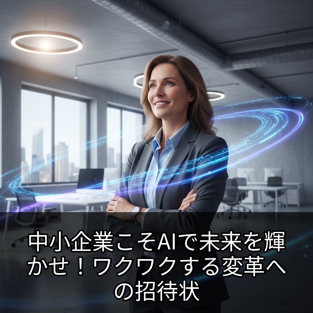 中小企業こそAIで未来を輝かせ！ワクワクする変革への招待状