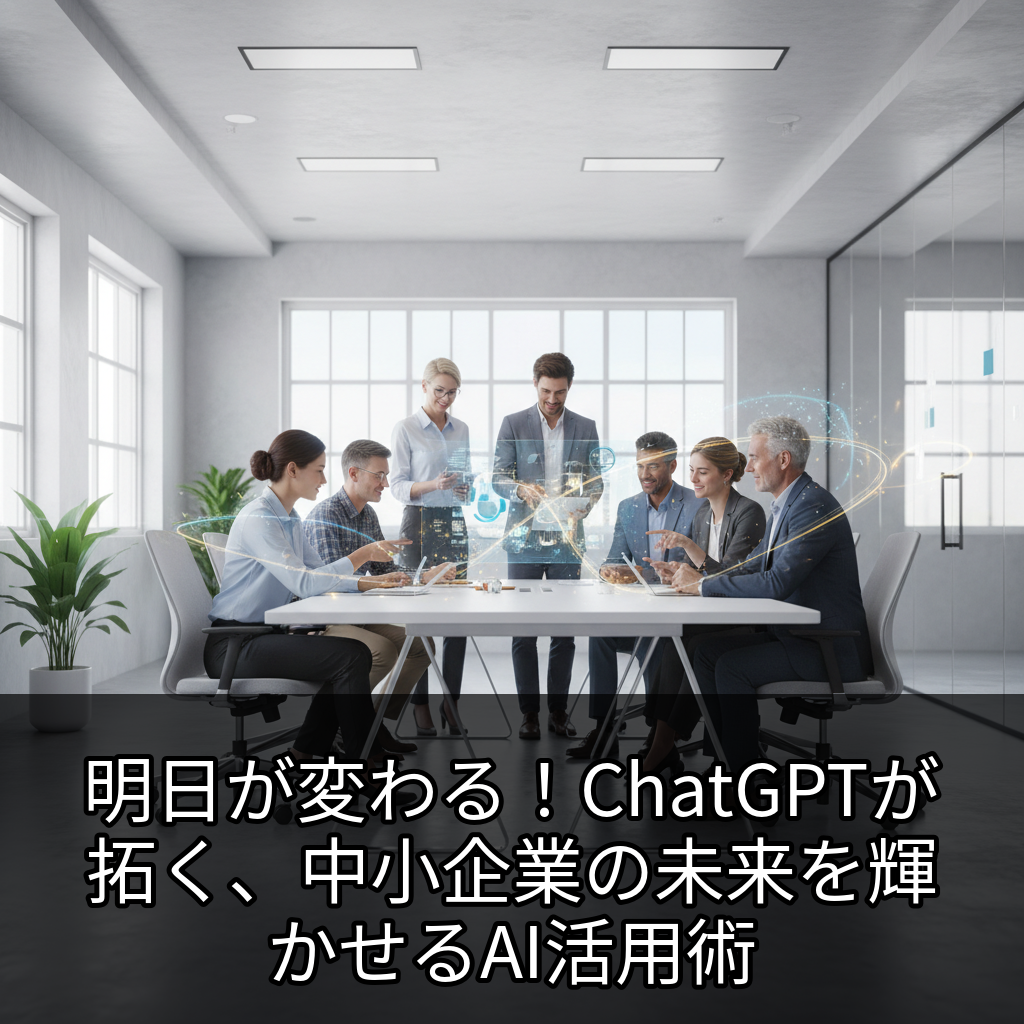 明日が変わる！ChatGPTが拓く、中小企業の未来を輝かせるAI活用術