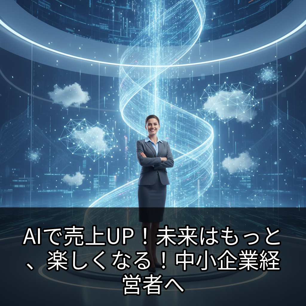 AIで売上UP！未来はもっと、楽しくなる！中小企業経営者へ