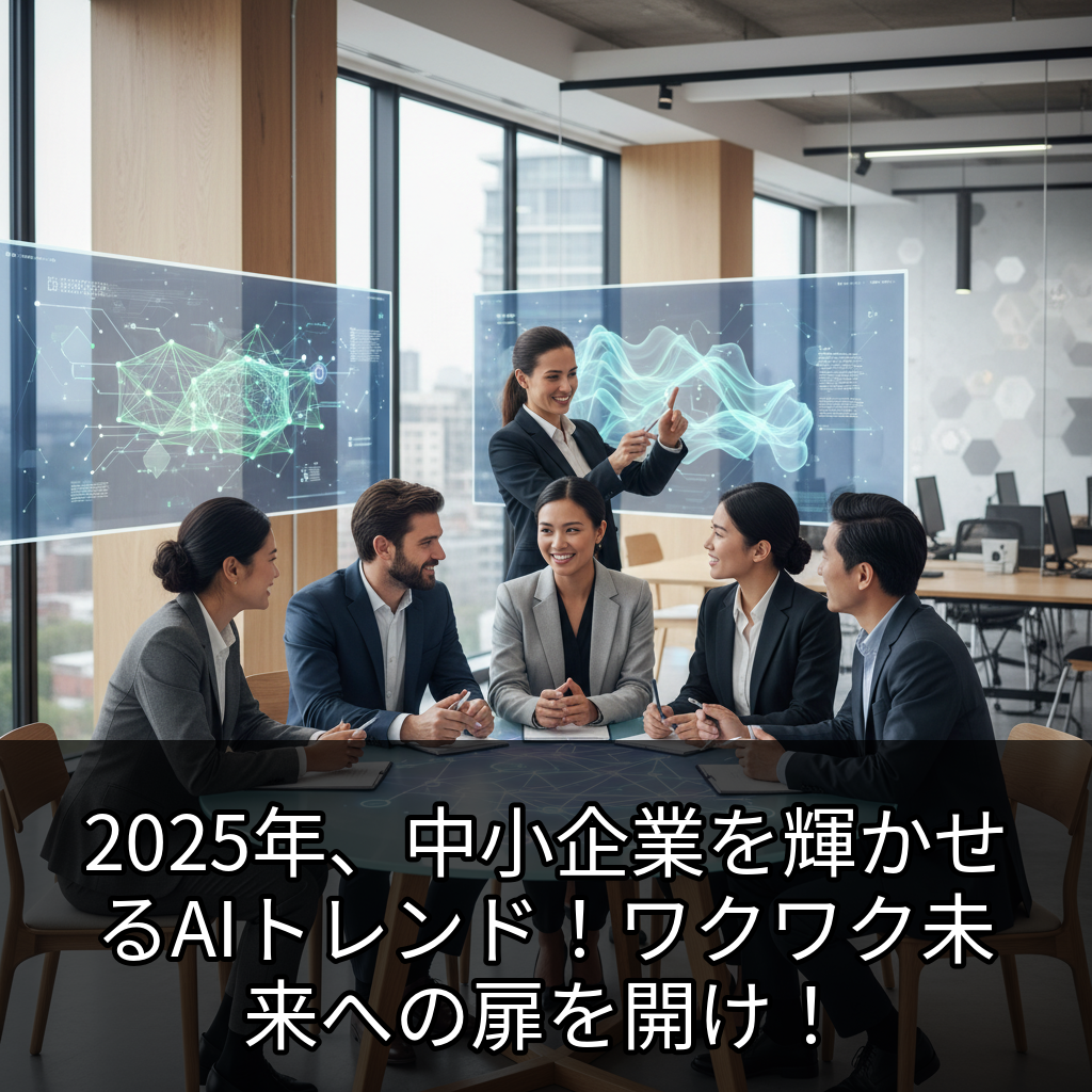 2025年、中小企業を輝かせるAIトレンド！ワクワク未来への扉を開け！