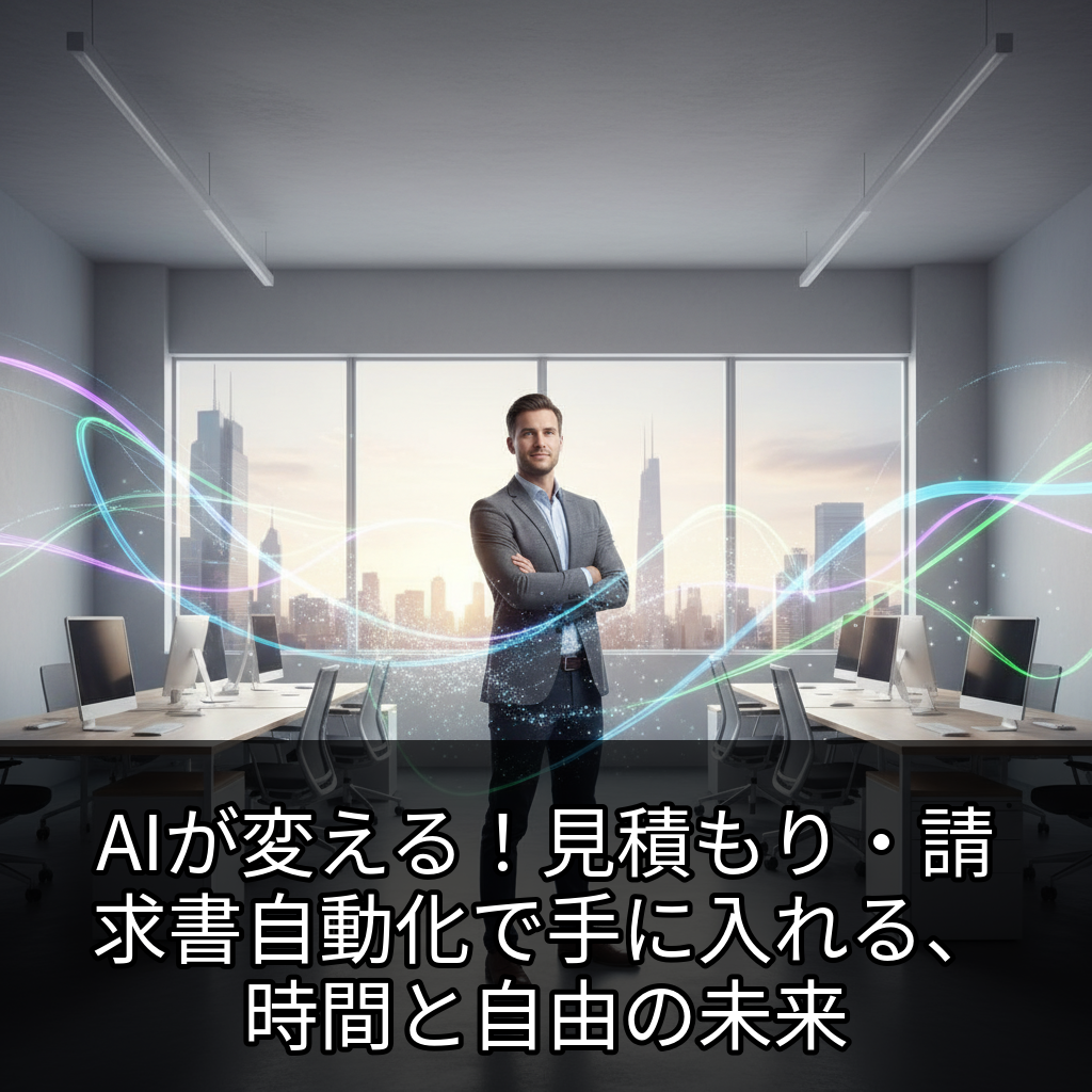 AIが変える！見積もり・請求書自動化で手に入れる、時間と自由の未来