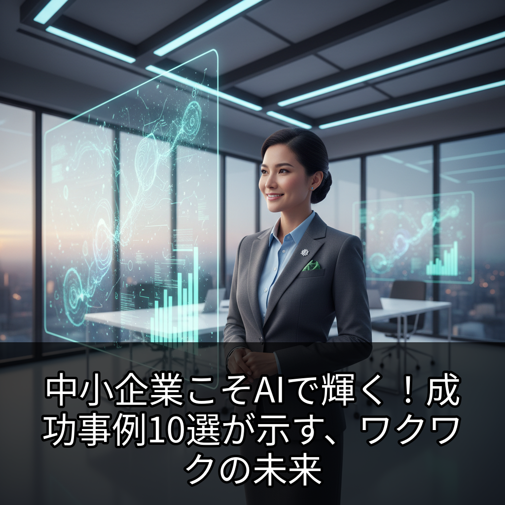 中小企業こそAIで輝く！成功事例10選が示す、ワクワクの未来