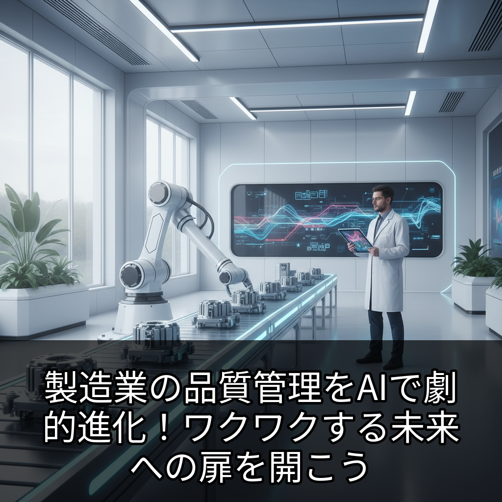 製造業の品質管理をAIで劇的進化！ワクワクする未来への扉を開こう
