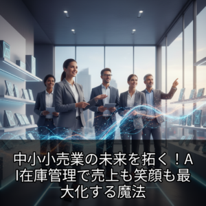 中小小売業の未来を拓く！AI在庫管理で売上も笑顔も最大化する魔法