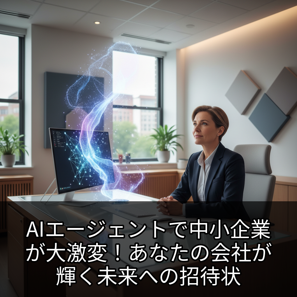 AIエージェントで中小企業が大激変！あなたの会社が輝く未来への招待状