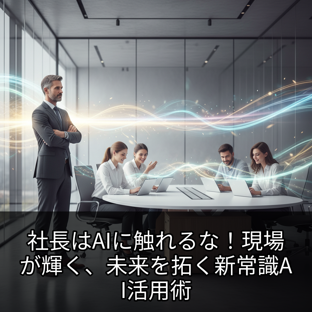 社長はAIに触れるな！現場が輝く、未来を拓く新常識AI活用術