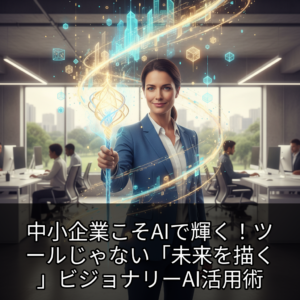 中小企業こそAIで輝く！ツールじゃない「未来を描く」ビジョナリーAI活用術