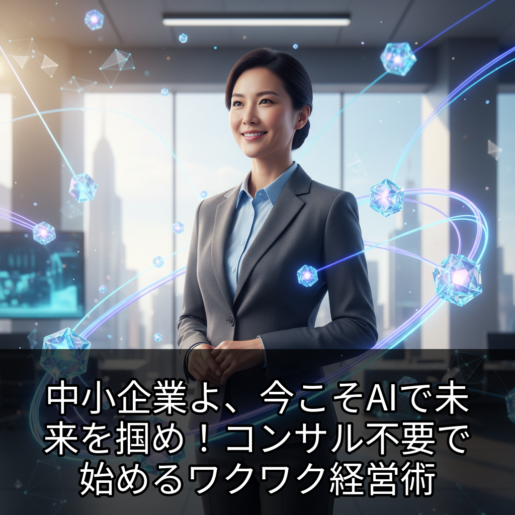 中小企業よ、今こそAIで未来を掴め！コンサル不要で始めるワクワク経営術